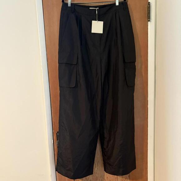 NWT - TIBI crispy nylon cargo pants size 14 - Picture 2 of 5